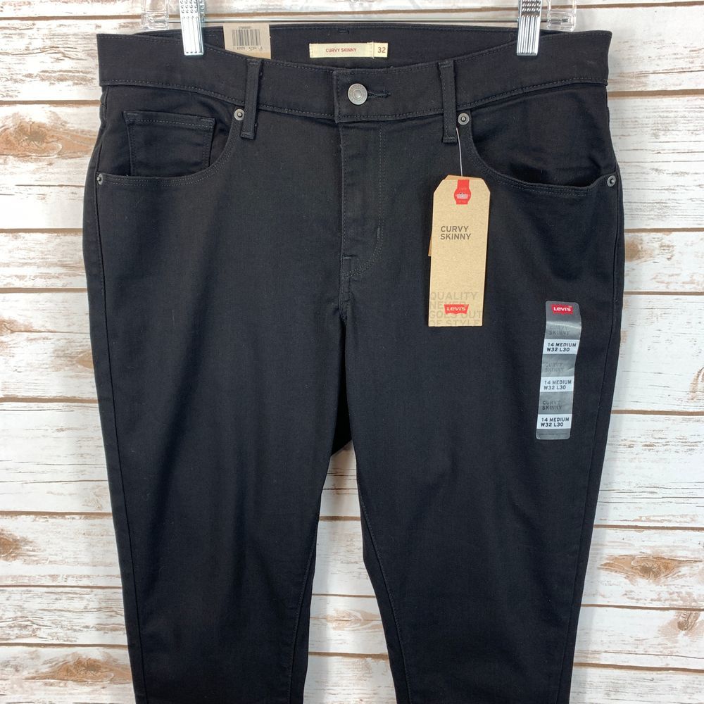 Levi's Women's Curvy Skinny Jeans, 14M - Picture 2 of 7